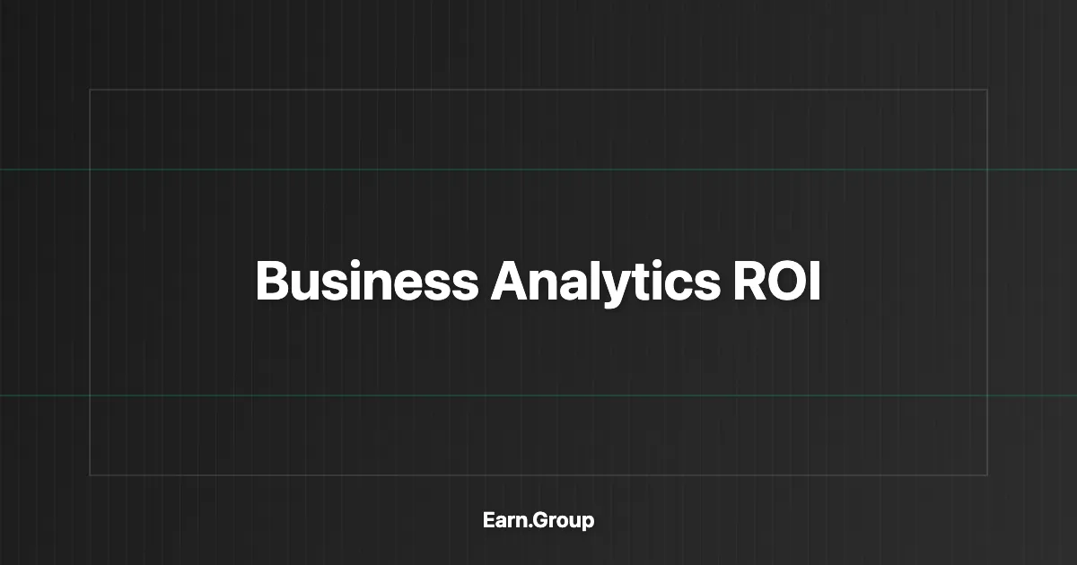 Business Analytics ROI Guide