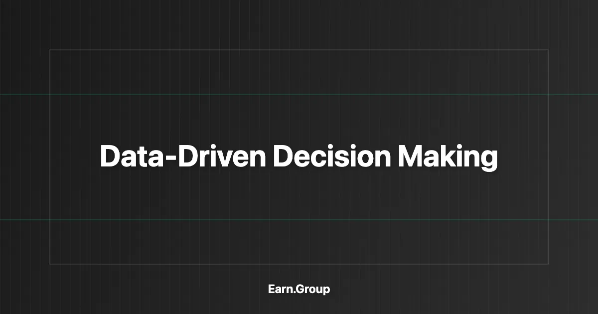 Data-Driven Decision Making Guide