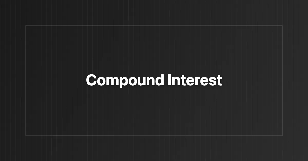 Compound Interest Calculator Guide